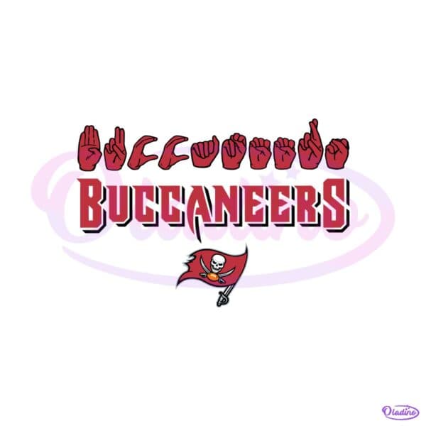Tampa Bay Buccaneers Homage Youth Love Sign SVG