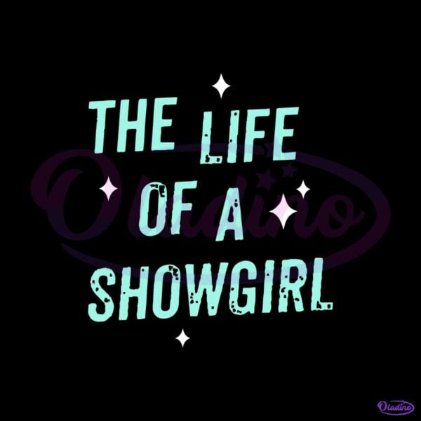 Taylor Swift Inspired The Life Of A Showgirl Ts12 Album Glitter Sparkle SVG