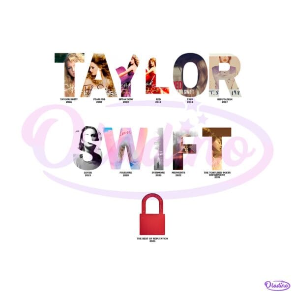 Taylor Swift The Rest Of A Reputation Album Era Collage PNG