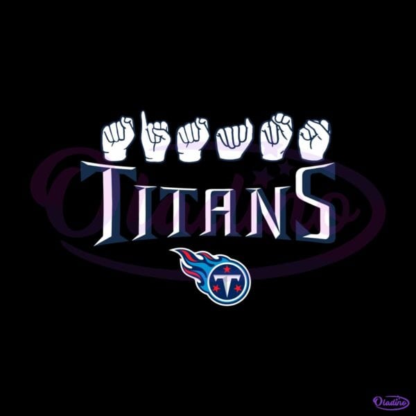 Tennessee Titans Homage Youth Love Sign SVG