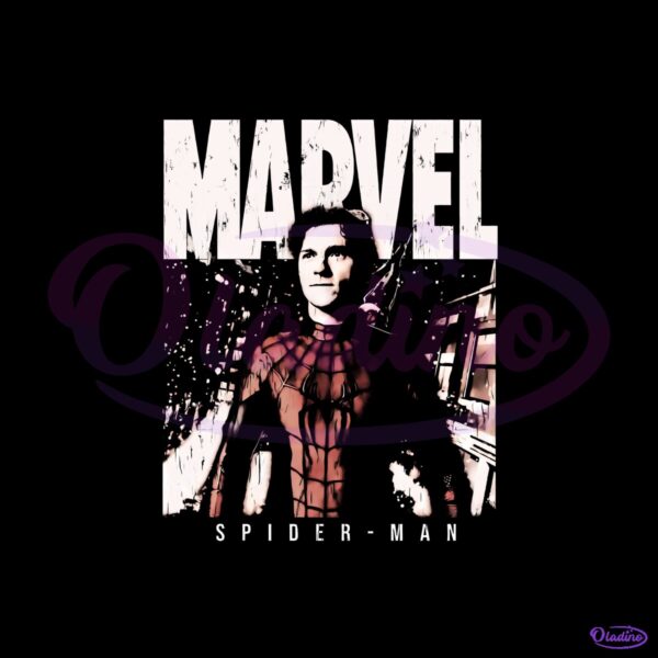 Tom Holland Spider Man Peter Parker Marvel Avengers Disney Tee PNG