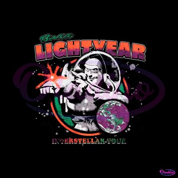 Toy Story Buzz Lightyear Interstellar Tour Graphic PNG