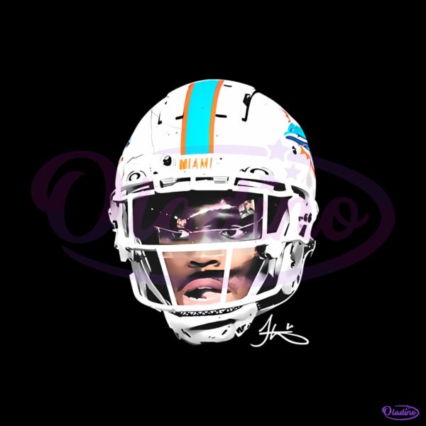 Tyreek Hill Miami Dolphins Football Nfl Player Portrait PNG