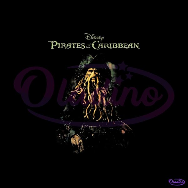 Vintage Disney Pirates Of The Caribbean Davy Jones PNG