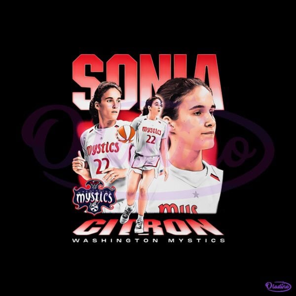 Vintage Sonia Citron Washington Mystics Basketball Player PNG