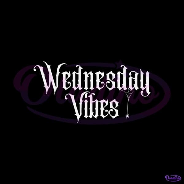 Wednesday Addams Vibes Retro Halloween SVG