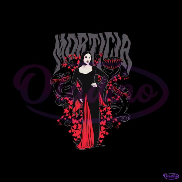 Wednesday Morticia Addams Gothic PNG