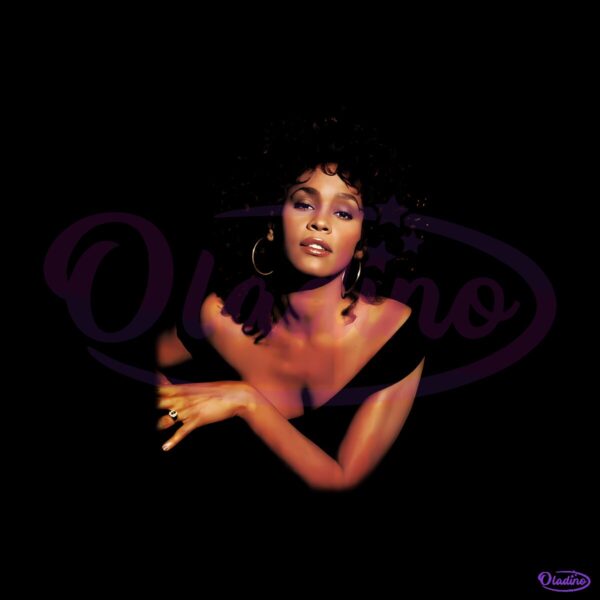 Whitney Houston Classic Soul Diva Retro Rnb Music Icon PNG