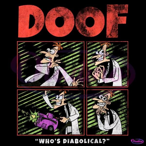 Doofenshmirtz Whos Diabolical Comic Panel Phineas And Ferb PNG