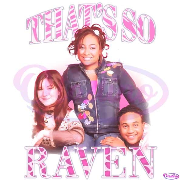 Thats So Raven Cast Photo Retro Graphic PNG