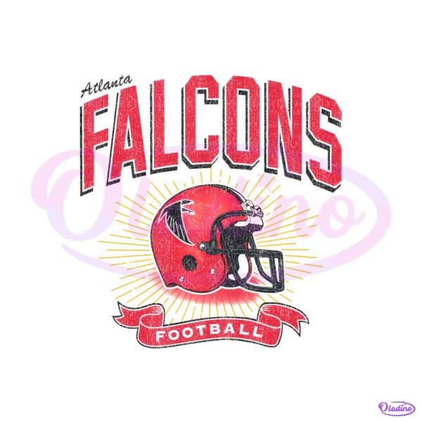 Atlanta Falcons Historic Prime Football Helmet PNG
