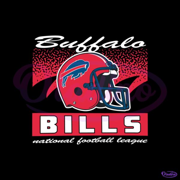 Buffalo Bills Historic Waver Football Helmet SVG