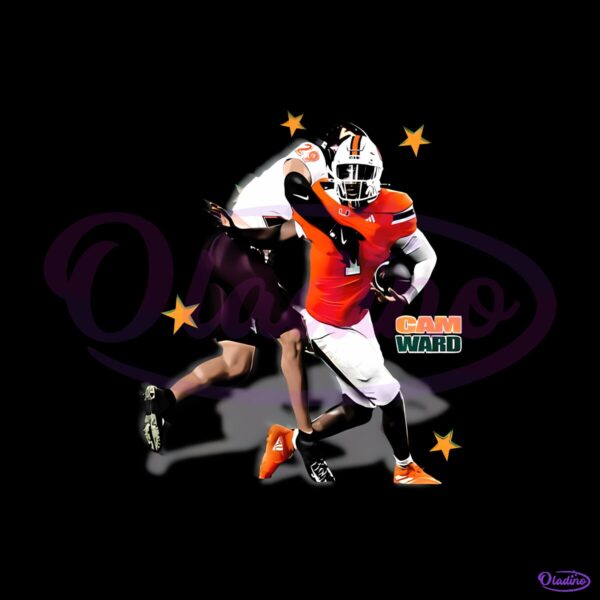 Cam Ward Miami Hurricanes College Football Quarterback PNG