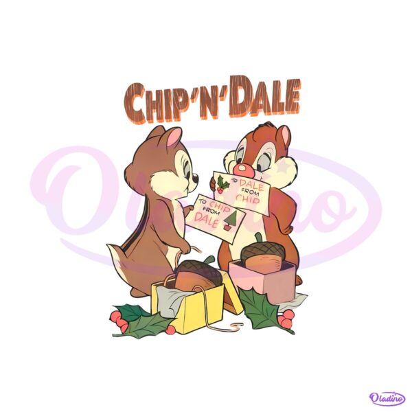 Chip And Dale Christmas Double Trouble PNG