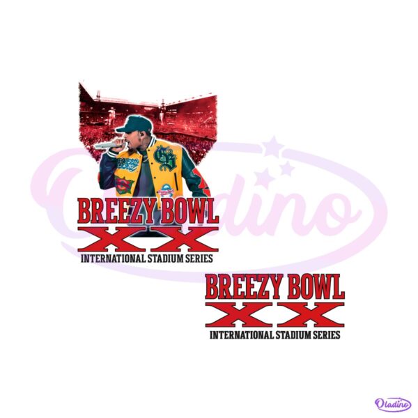 Chris Brown Breezy Bowl Xx Red Live Stadium PNG