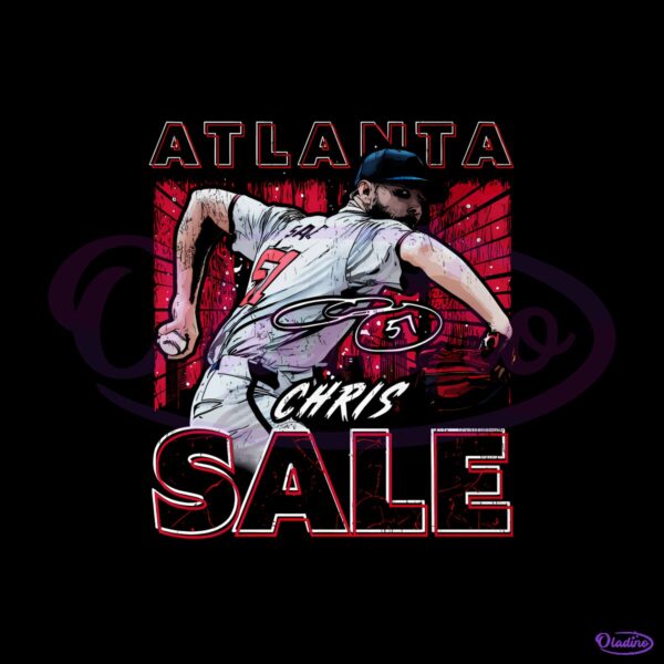 Chris Sale Atlanta Gritty PNG