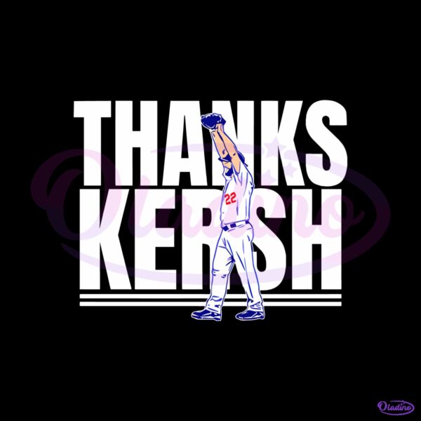 Clayton Kershaw Thanks Kersh PNG