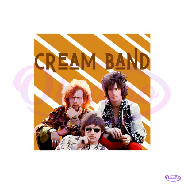 Cream Band Eric Clapton Ginger Baker Jack Bruce Vintage Rock PNG