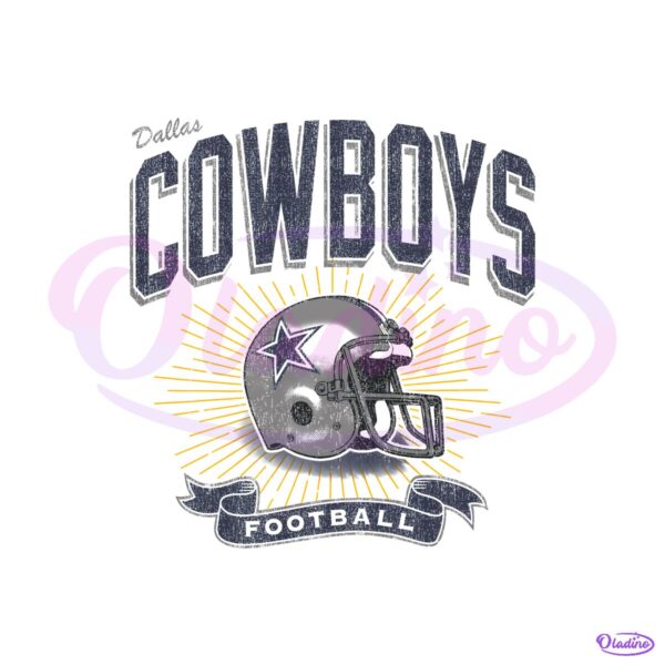 Dallas Cowboys Historic Prime Football Helmet PNG