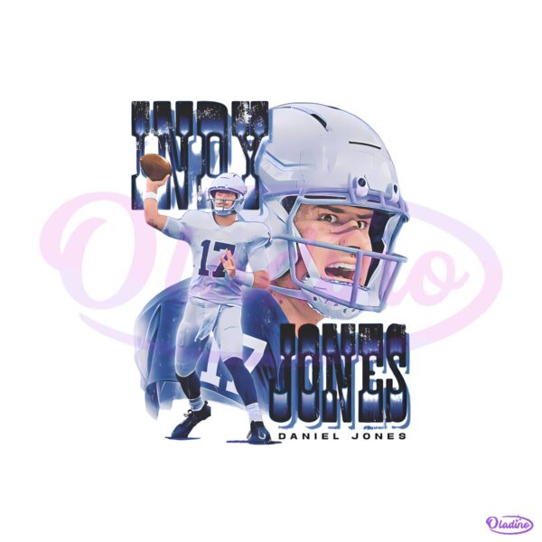 Daniel Jones Indianapolis Indy Jones PNG