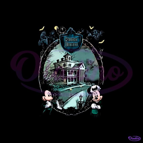 Disney Mickey And Minnie Haunted Mansion Hitchhiking Ghosts PNG