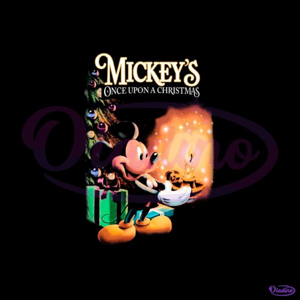 Disney Mickey Christmas Once Upon A Christmas PNG