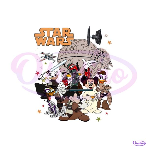 Disney Star Wars Mickey And Friends Galaxy Edge PNG