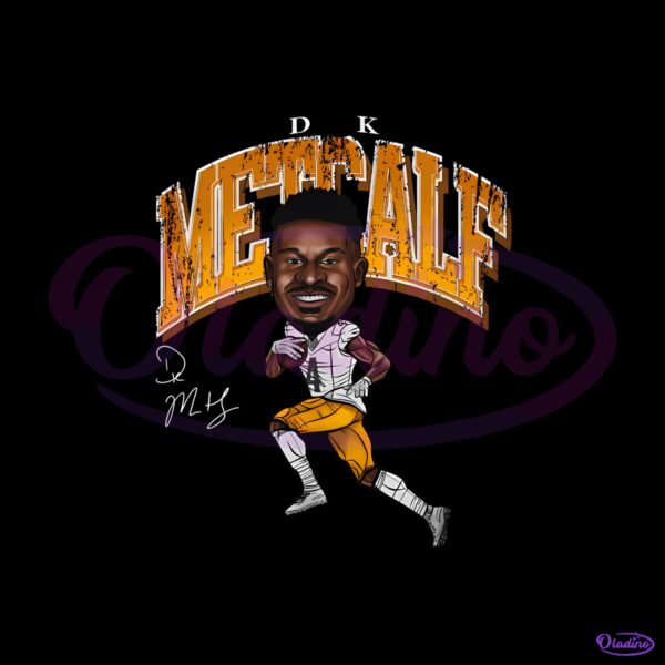 Dk Metcalf Pittsburgh Cartoon Football PNG
