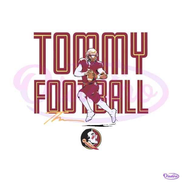 Fsu Football Tommy Castellanos Tommy Football PNG