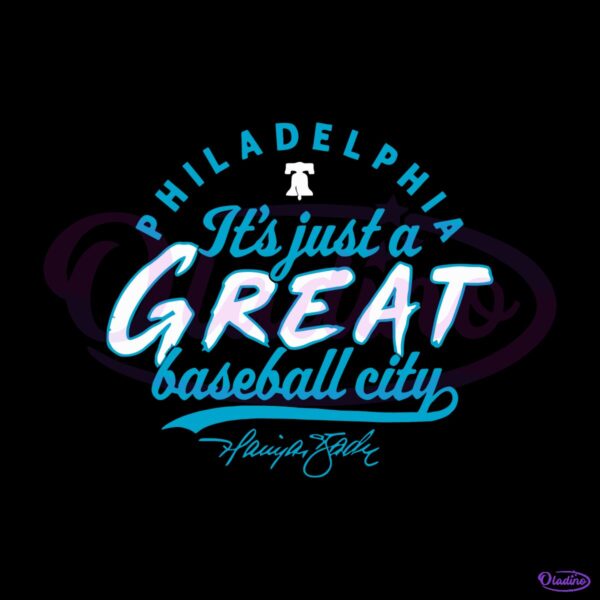 Harrison Bader Its Just A Great Baseball City SVG