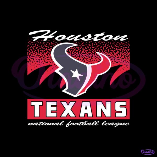 Houston Texans Historic Waver Football Logo SVG