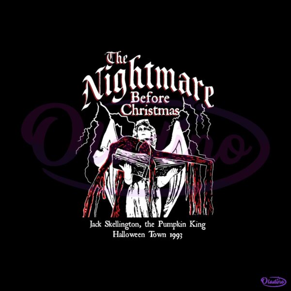 Jack Skellington Angel Nightmare Before Christmas SVG