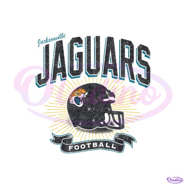 Jacksonville Jaguars Historic Prime Football Helmet PNG