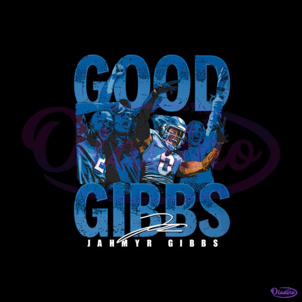 Jahmyr Gibbs Detroit Crowd Celebration PNG