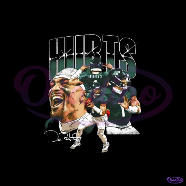 Jalen Hurts Philadelphia Collage SVG
