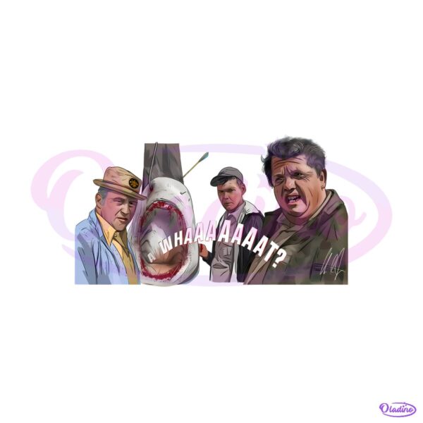 Jaws Movie A What Funny Quote Scene PNG