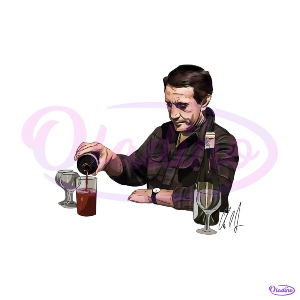 Jaws Movie Chief Brody Six Finger Pour Wine Scene PNG