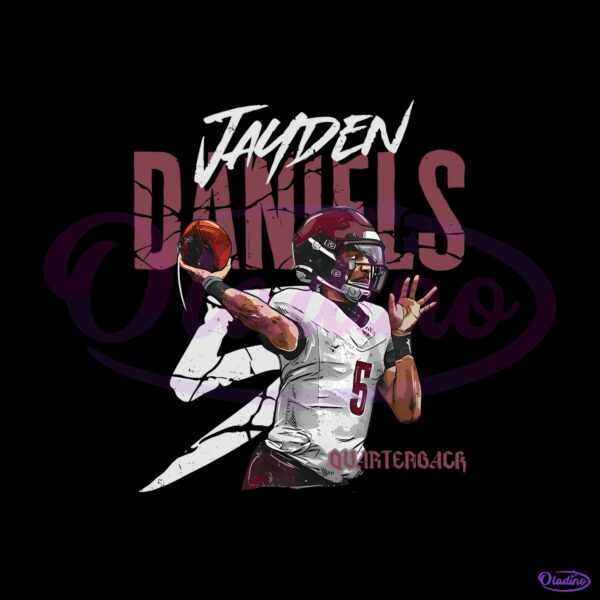 Jayden Daniels Washington Player Name PNG