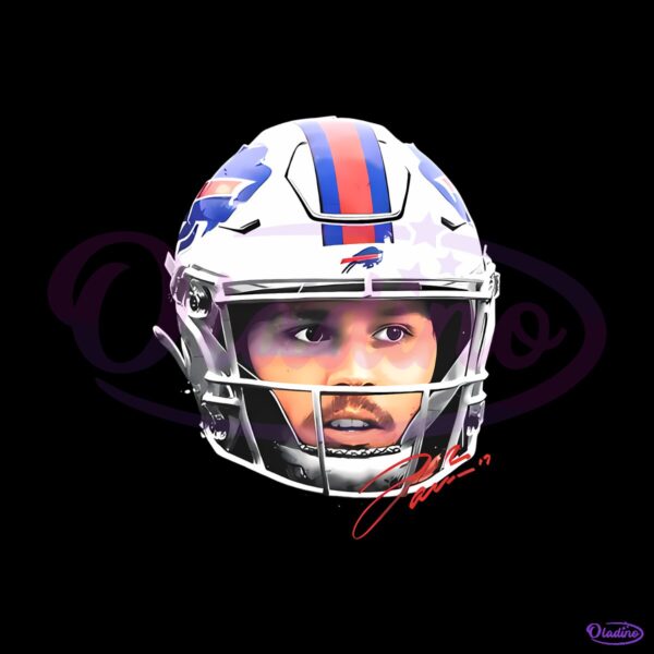 Josh Allen Buffalo Bills Nfl Football Quarterback Portrait PNG