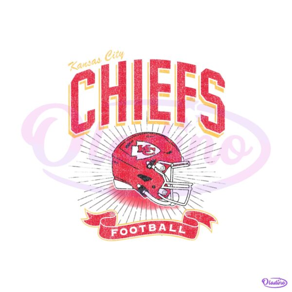 Kansas City Chiefs Historic Prime Football Helmet PNG
