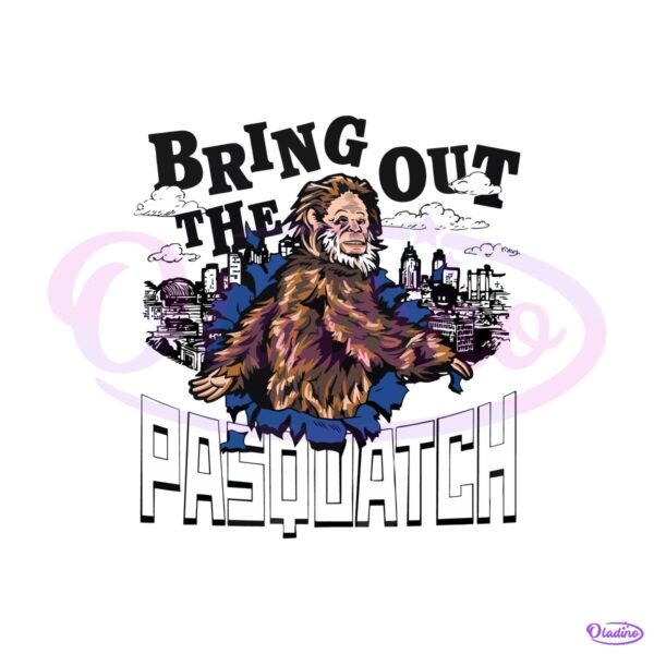 Kansas City Royals Bring Out The Pasquatch Baseball Mascot PNG