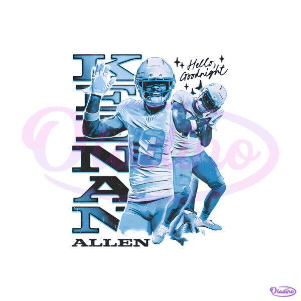 Keenan Allen Los Angeles C Hello Goodnight PNG