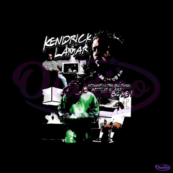 Kendrick Lamar Big Me Collage Art PNG