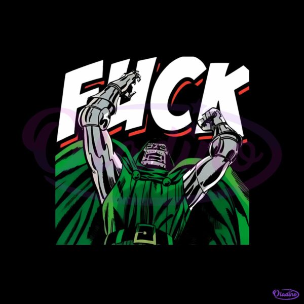Marvel Doctor Doom Comic Villain Green Cape Illustration PNG