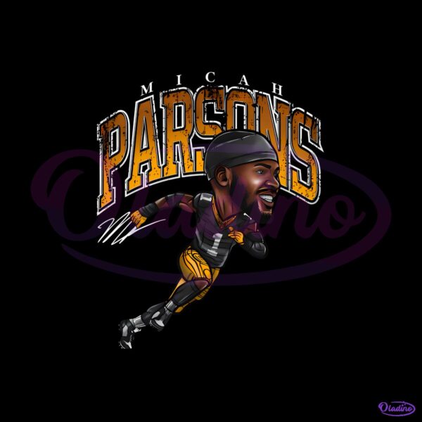 Micah Parsons Green Bay Cartoon PNG
