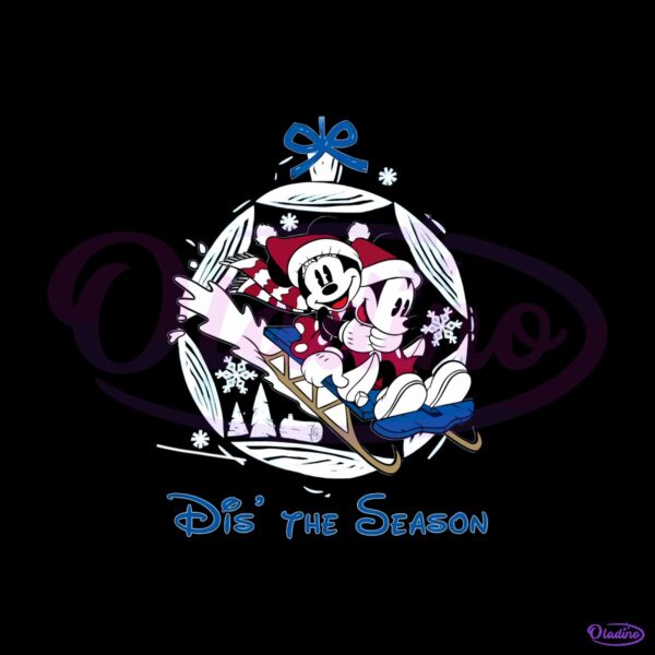 Mickey And Minnie Christmas Disney Xmas PNG