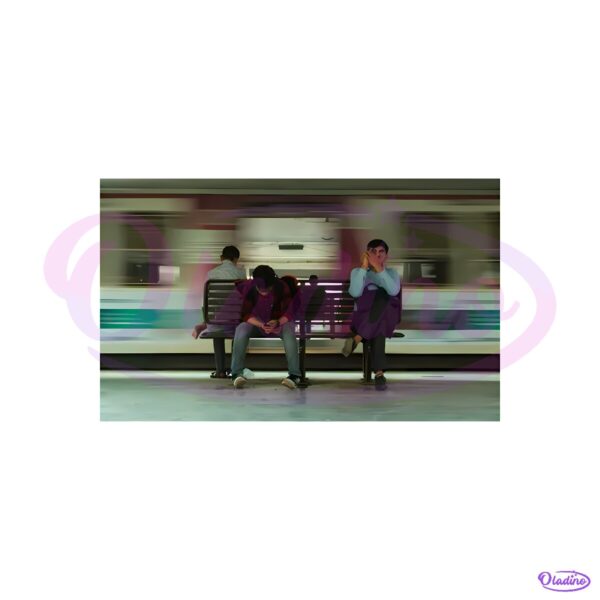 Moments In Transit Subway Station Waiting Bench PNG