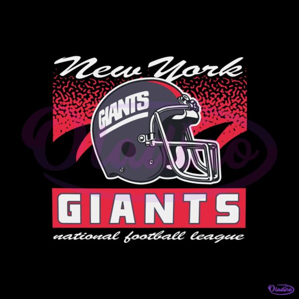 New York Giants Historic Waver Football Helmet SVG