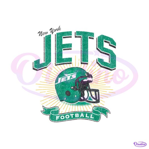 New York Jets Historic Prime Football Helmet PNG