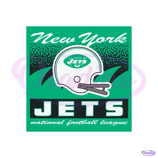 New York Jets Historic Waver Football Helmet SVG